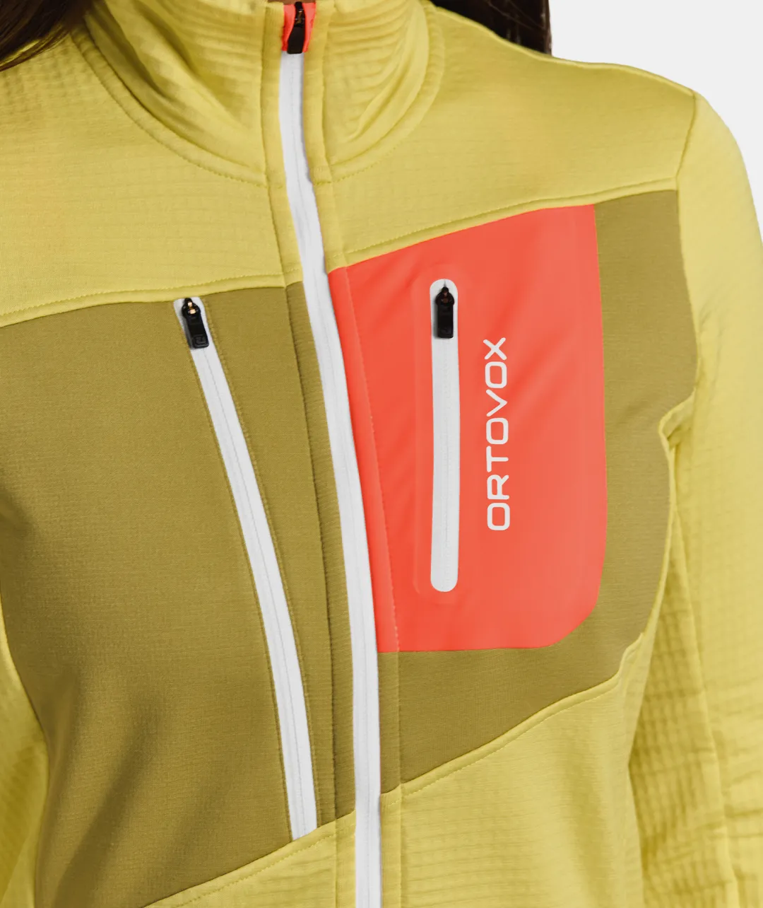 ORTOVOX Hoodies & Fleece-Jacken^FLEECE GRID JACKET W slyfox