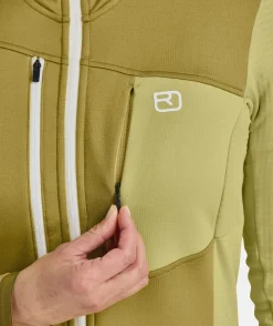 ORTOVOX Hoodies & Fleece-Jacken^FLEECE GRID JACKET W deepocean