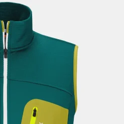 ORTOVOX Jacken & Westen^FLEECE GRID VEST M pacificgreen