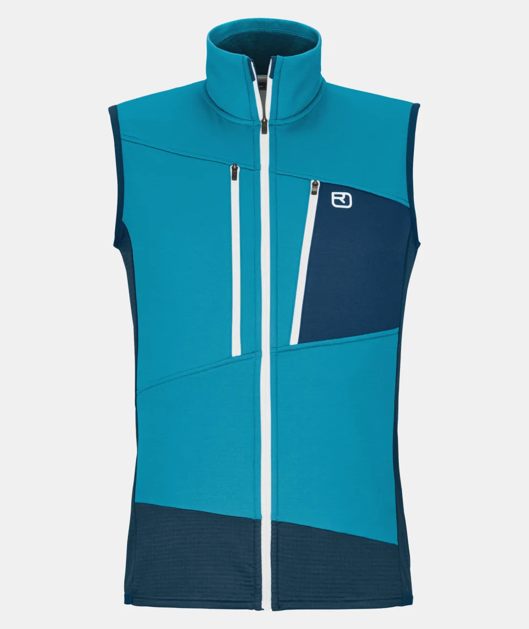 ORTOVOX Jacken & Westen^FLEECE GRID VEST M mountainblue