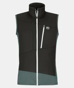 ORTOVOX Jacken & Westen^FLEECE GRID VEST M darkarcticgrey