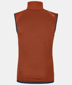 ORTOVOX Jacken & Westen^FLEECE GRID VEST M clayorange