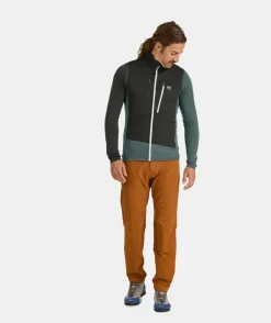 ORTOVOX Jacken & Westen^FLEECE GRID VEST M clayorange
