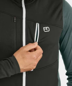 ORTOVOX Jacken & Westen^FLEECE GRID VEST M clayorange