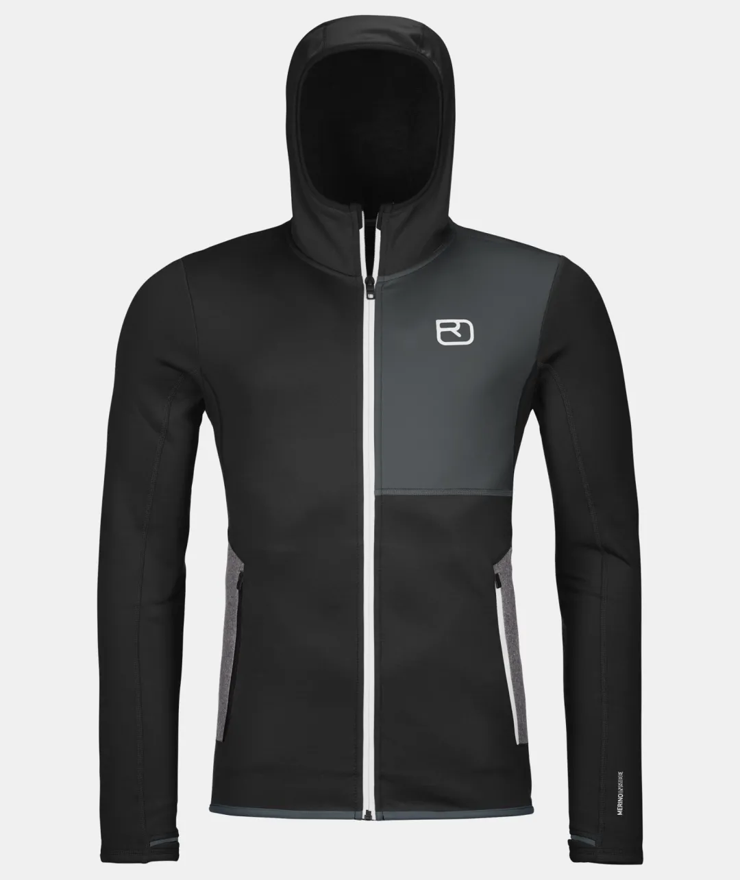 ORTOVOX Hoodies & Fleece-Jacken^FLEECE HOODY M blackraven