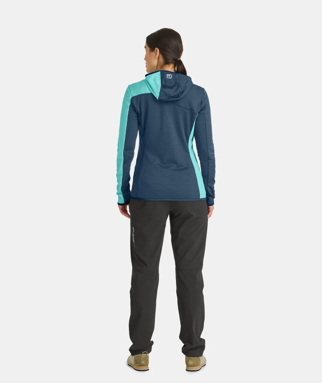 ORTOVOX Hoodies & Fleece-Jacken^FLEECE LIGHT GRID HOODED JKT W deepocean