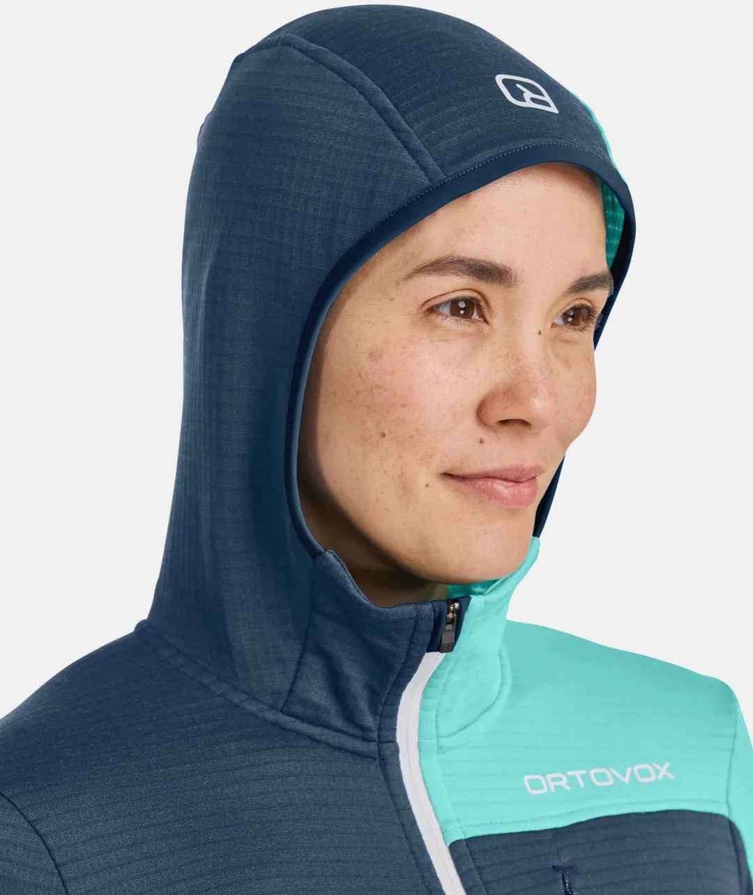 ORTOVOX Hoodies & Fleece-Jacken^FLEECE LIGHT GRID HOODED JKT W deepocean