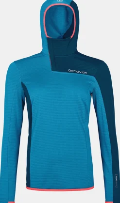 ORTOVOX Hoodies & Fleece-Jacken^FLEECE LIGHT GRID ZN HOODY W heritageblue