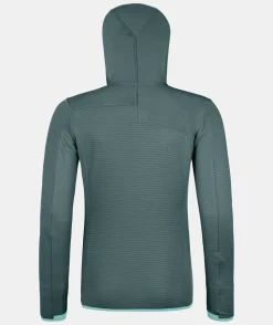 ORTOVOX Hoodies & Fleece-Jacken^FLEECE LIGHT GRID ZN HOODY W darkarcticgrey