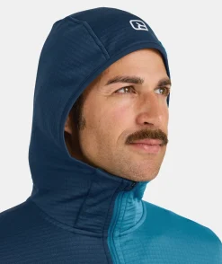 ORTOVOX Hoodies & Fleece-Jacken^FLEECE LIGHT GRID ZN HOODY M slyfox