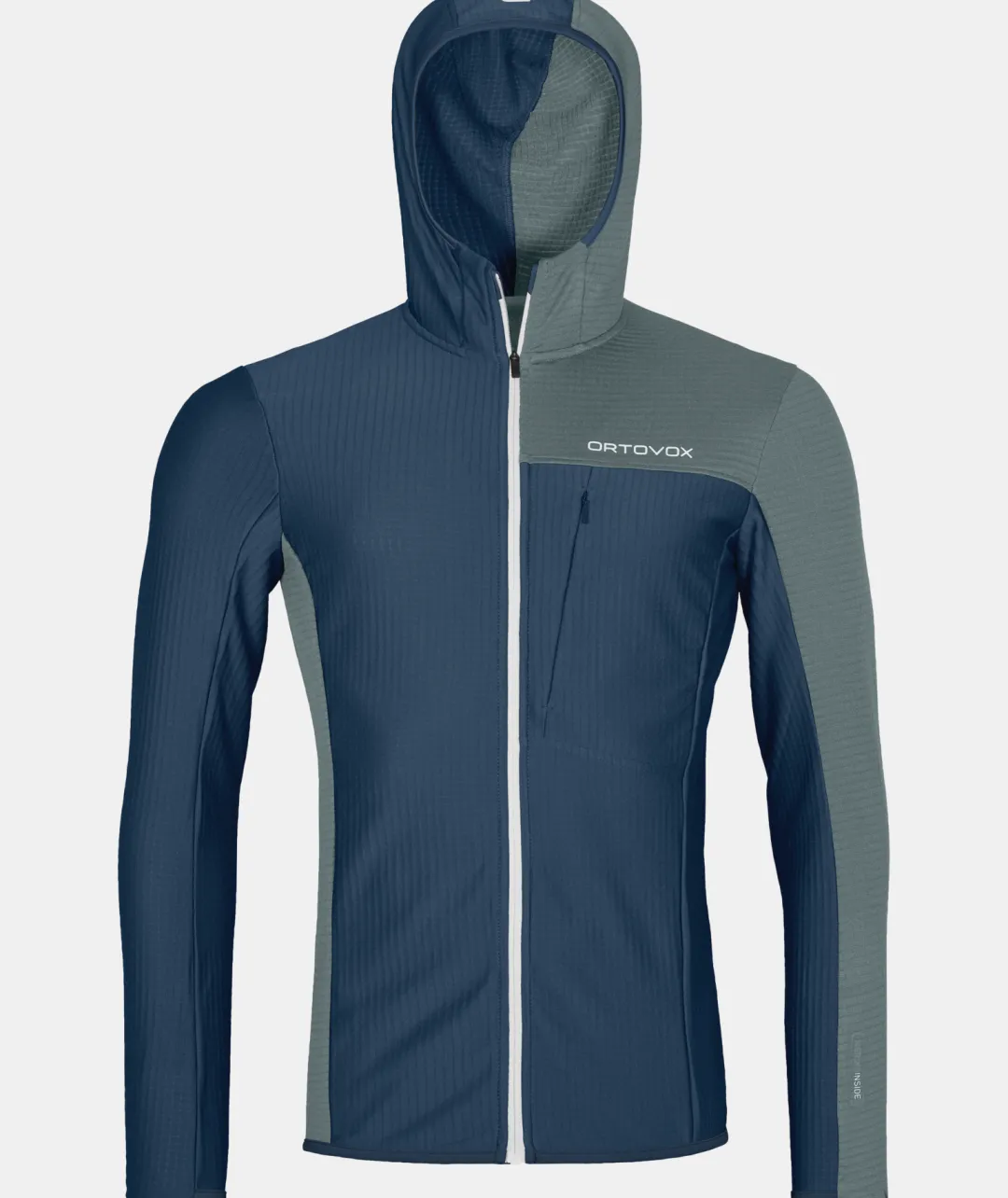 ORTOVOX Hoodies & Fleece-Jacken^FLEECE LIGHT GRID HOODED JKT M deepocean