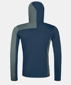 ORTOVOX Hoodies & Fleece-Jacken^FLEECE LIGHT GRID HOODED JKT M deepocean