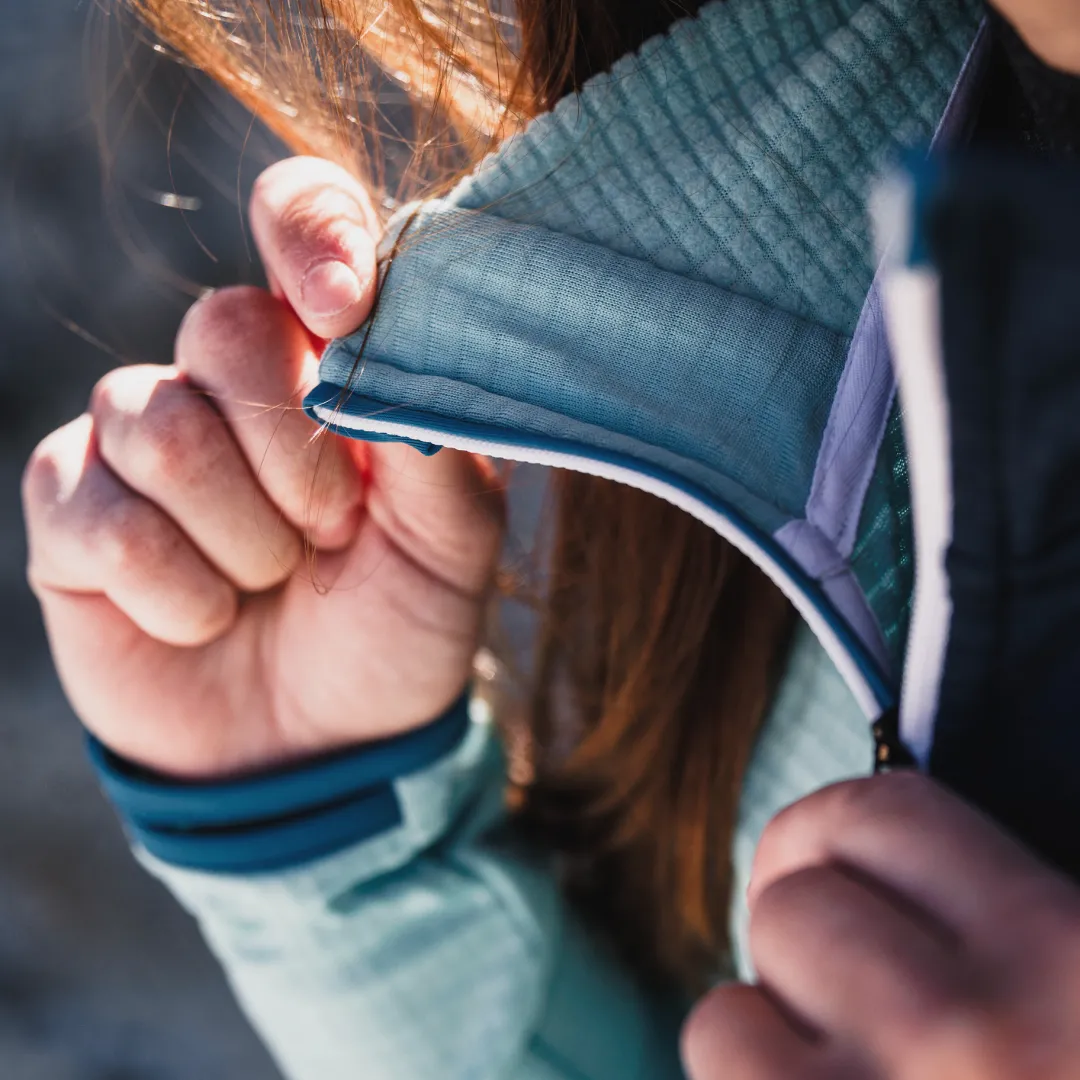 ORTOVOX Hoodies & Fleece-Jacken^FLEECE LIGHT GRID ZN HOODY W wildberry