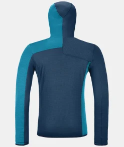 ORTOVOX Hoodies & Fleece-Jacken^FLEECE LIGHT GRID ZN HOODY M deepocean