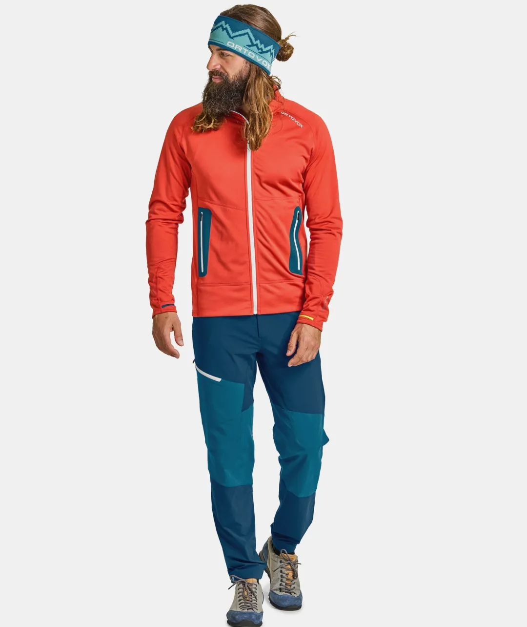 ORTOVOX Hoodies & Fleece-Jacken^FLEECE LIGHT JACKET M petrolblueblend