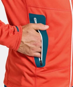 ORTOVOX Hoodies & Fleece-Jacken^FLEECE LIGHT JACKET M petrolblueblend