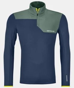 ORTOVOX Hoodies & Fleece-Jacken^FLEECE LIGHT ZIP NECK M deepocean