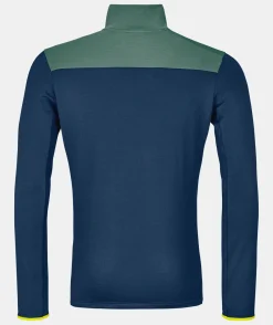 ORTOVOX Hoodies & Fleece-Jacken^FLEECE LIGHT ZIP NECK M deepocean