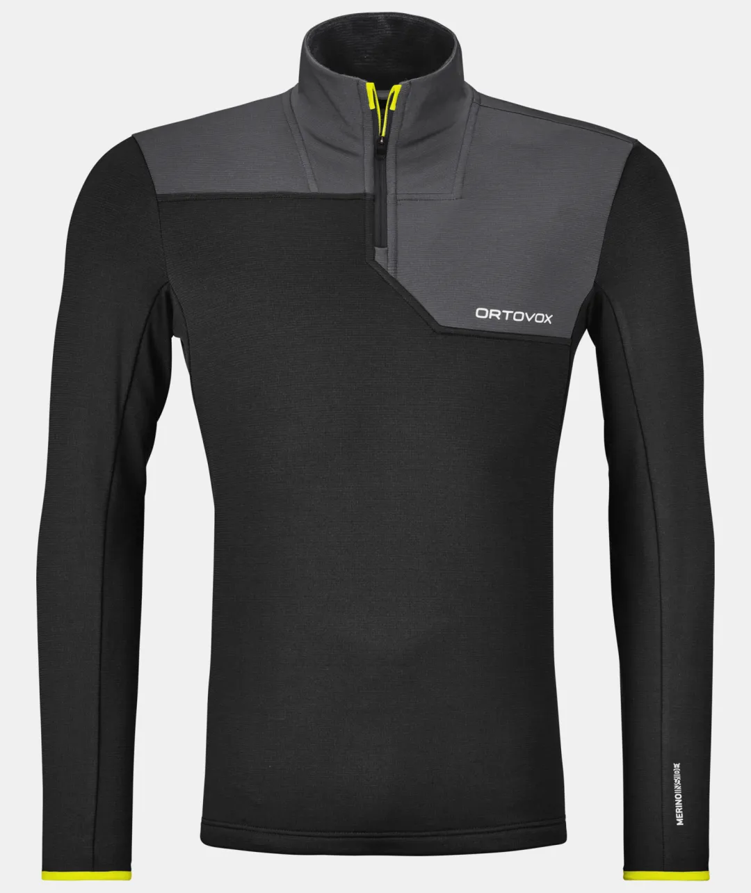 ORTOVOX Hoodies & Fleece-Jacken^FLEECE LIGHT ZIP NECK M blackraven