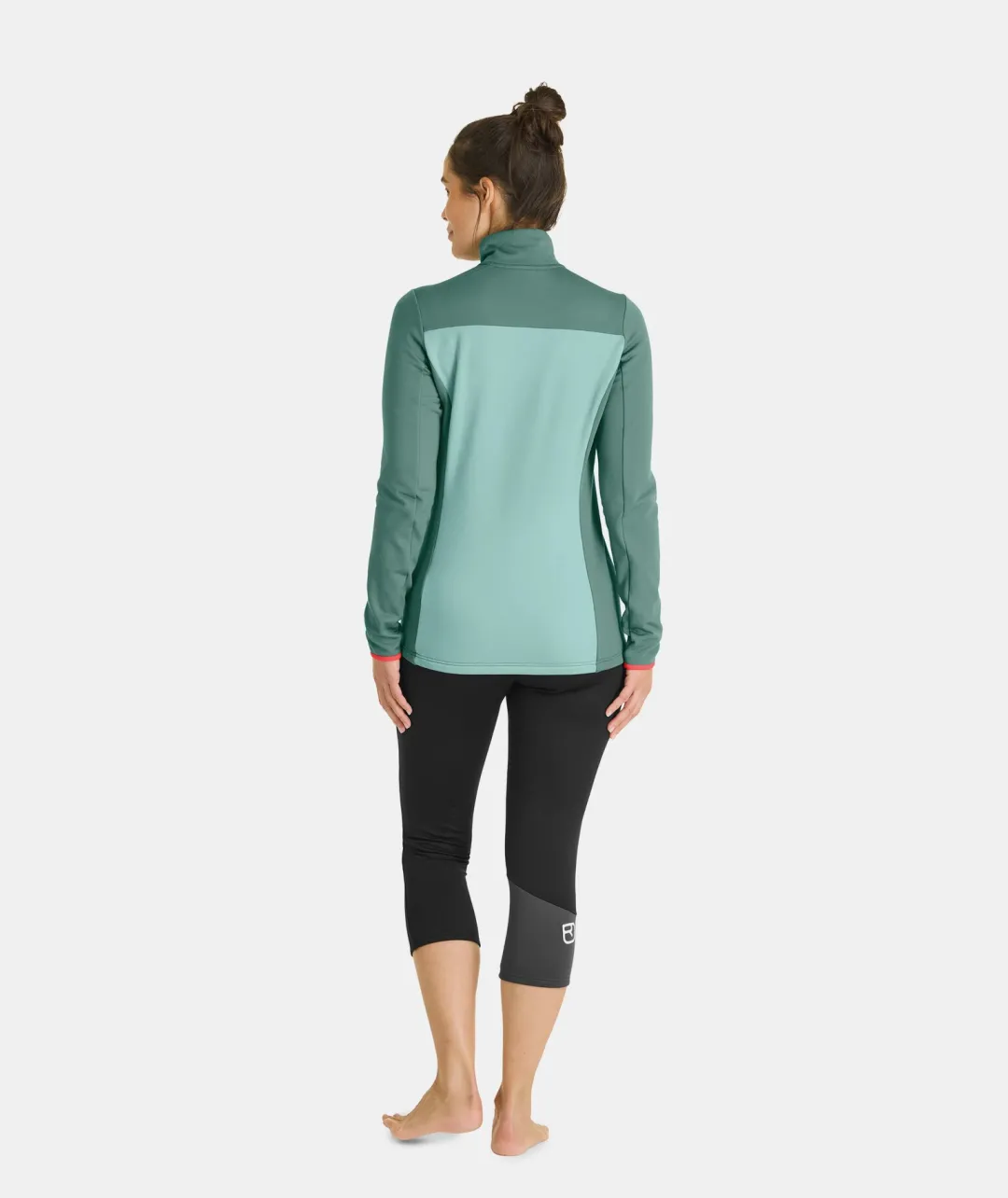 ORTOVOX Hoodies & Fleece-Jacken^FLEECE LIGHT ZIP NECK W blackraven