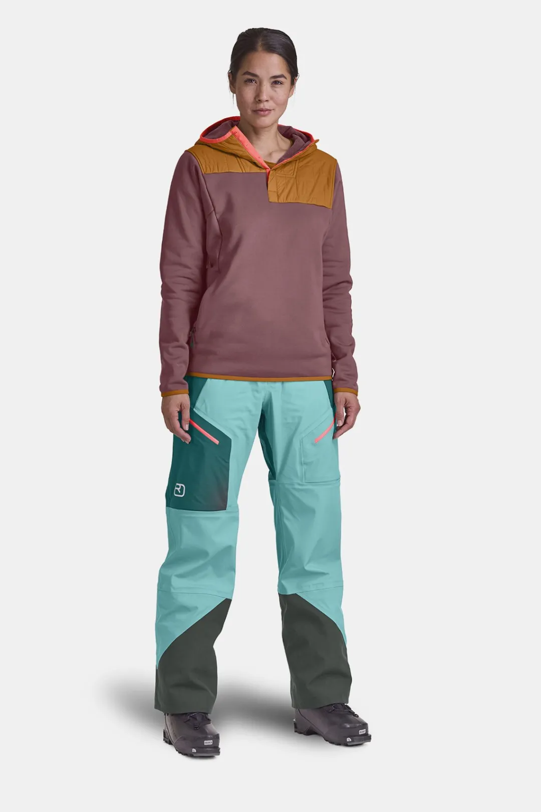 ORTOVOX Hoodies & Fleece-Jacken^FLEECE PLUS ANORAK W pacificgreen