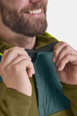ORTOVOX Hoodies & Fleece-Jacken^FLEECE PLUS ANORAK M greenmoss