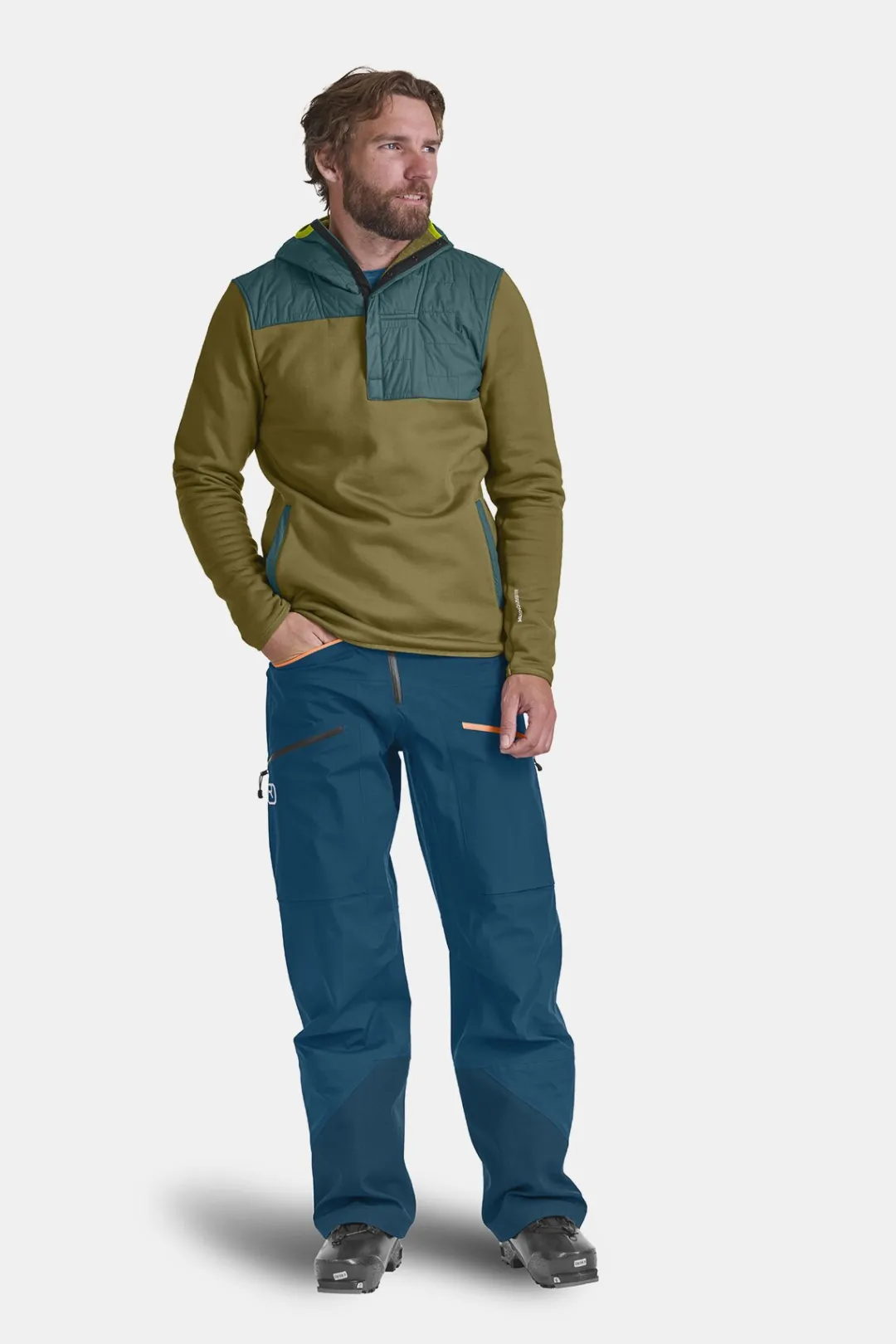 ORTOVOX Hoodies & Fleece-Jacken^FLEECE PLUS ANORAK M greenmoss