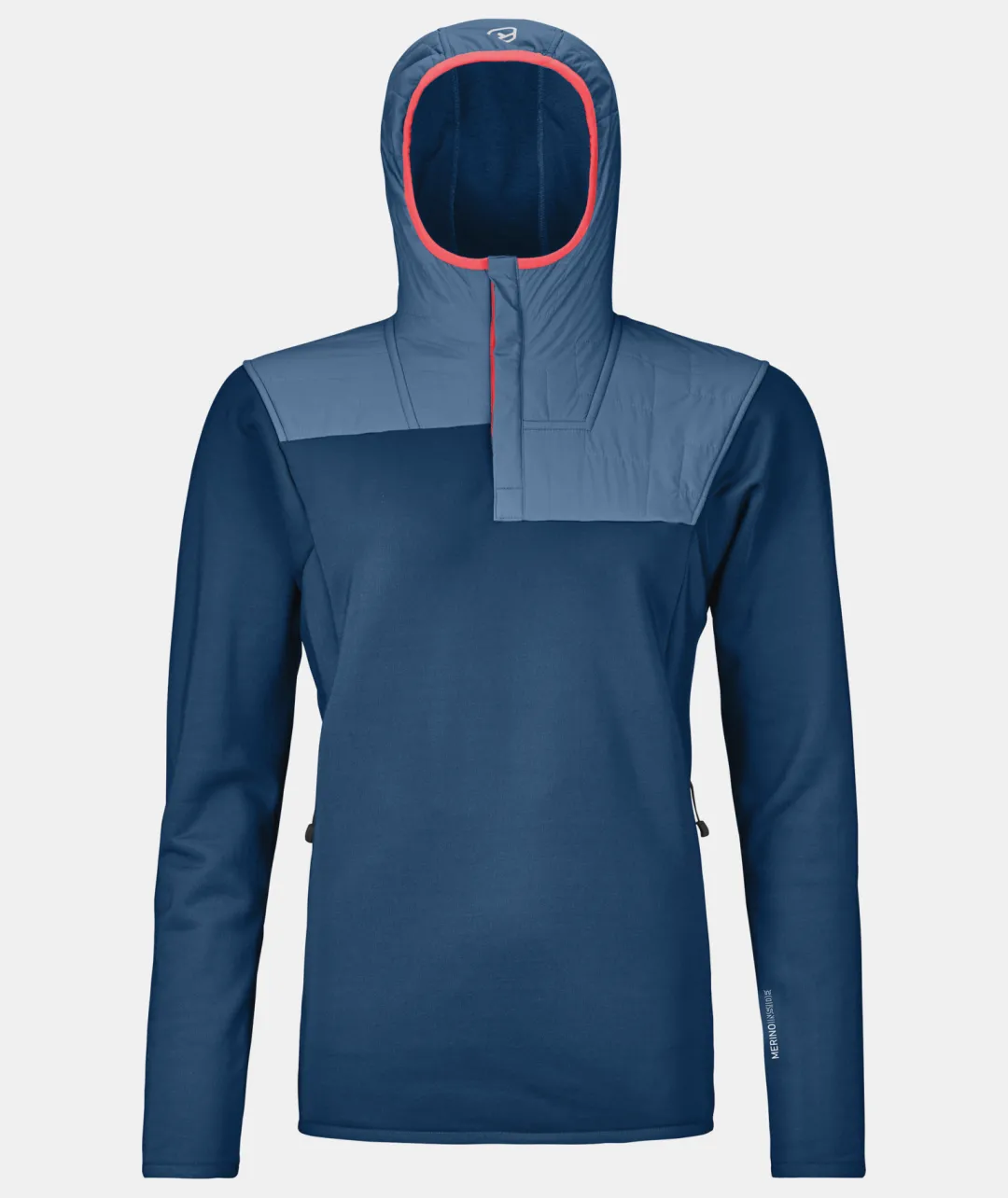 ORTOVOX Hoodies & Fleece-Jacken^FLEECE PLUS ANORAK W petrolblue