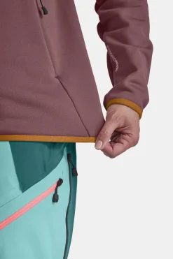 ORTOVOX Hoodies & Fleece-Jacken^FLEECE PLUS ANORAK W petrolblue