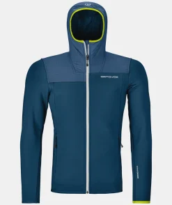 ORTOVOX Hoodies & Fleece-Jacken^FLEECE PLUS HOODY M petrolblue