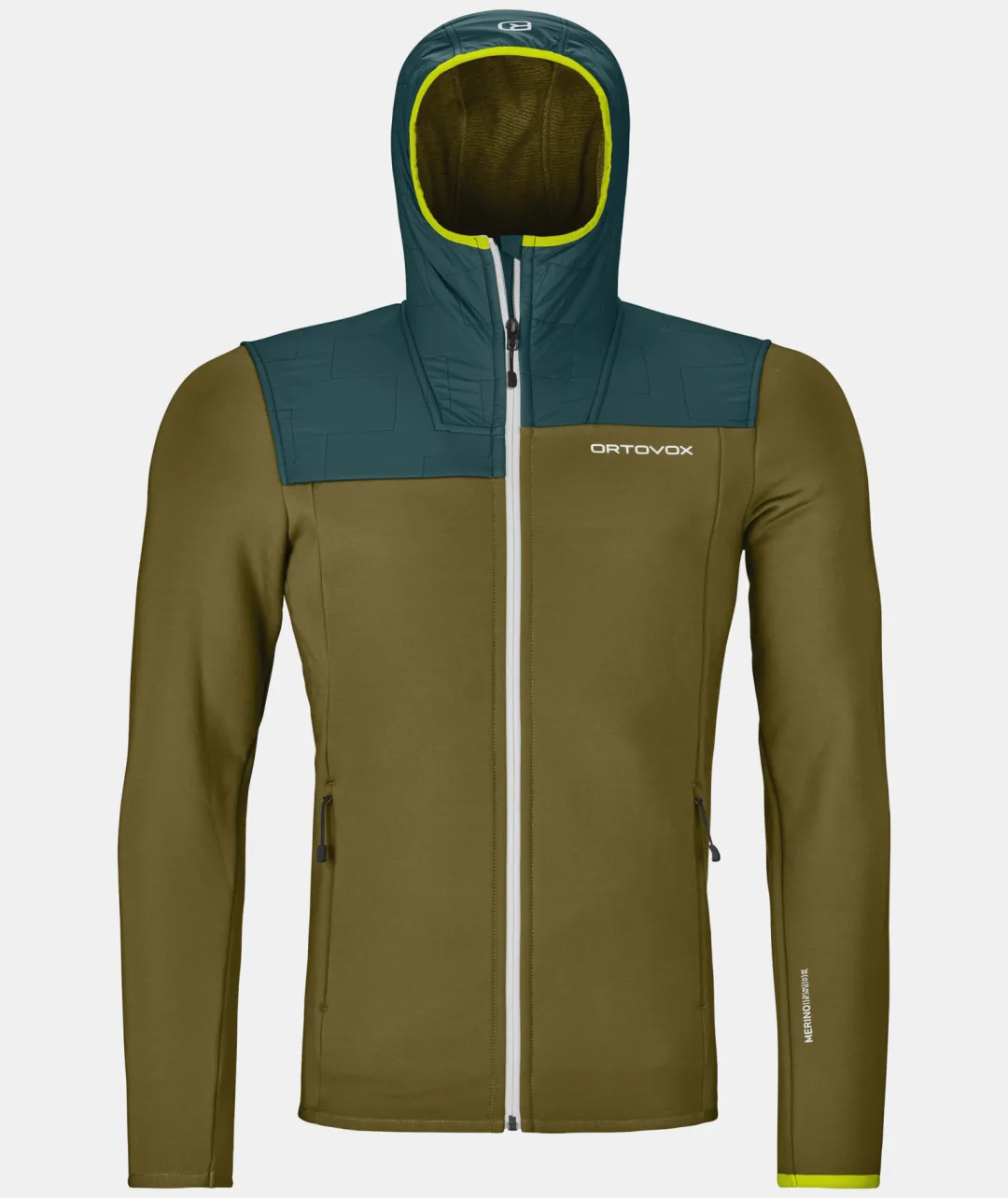 ORTOVOX Hoodies & Fleece-Jacken^FLEECE PLUS HOODY M greenmoss