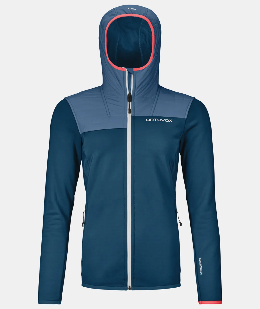 ORTOVOX Hoodies & Fleece-Jacken^FLEECE PLUS HOODY W petrolblue
