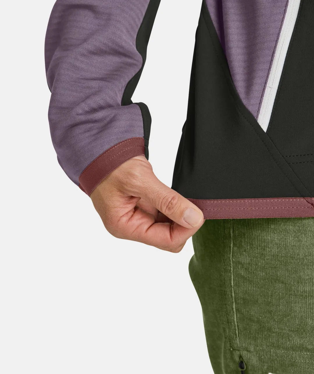 ORTOVOX Hoodies & Fleece-Jacken^FLEECE RIB HOODY W wildberry