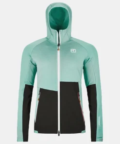 ORTOVOX Hoodies & Fleece-Jacken^FLEECE RIB HOODY W aquaticice