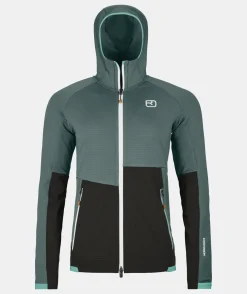 ORTOVOX Hoodies & Fleece-Jacken^FLEECE RIB HOODY W darkarcticgrey