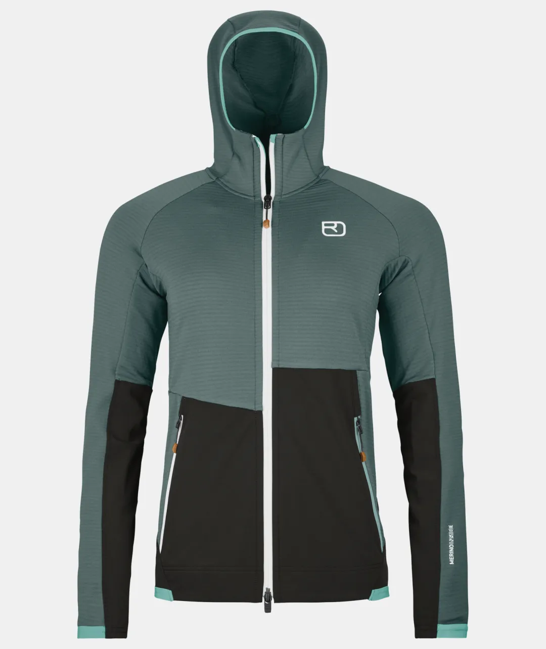 ORTOVOX Hoodies & Fleece-Jacken^FLEECE RIB HOODY W darkarcticgrey