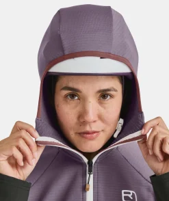 ORTOVOX Hoodies & Fleece-Jacken^FLEECE RIB HOODY W darkarcticgrey