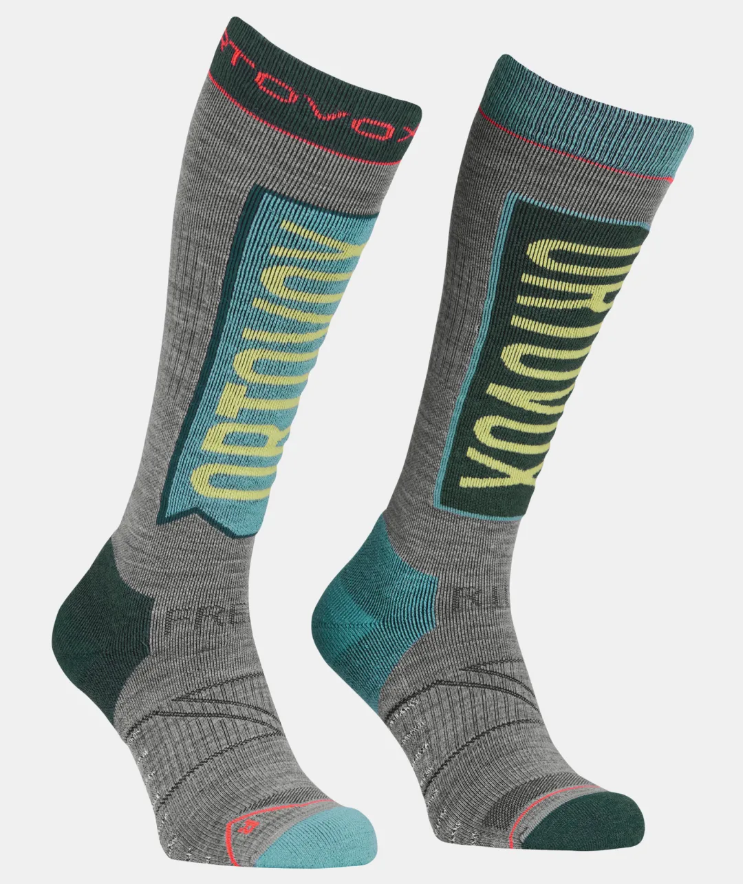 ORTOVOX Socken^FREE RIDE LONG SOCKS W icewaterfall