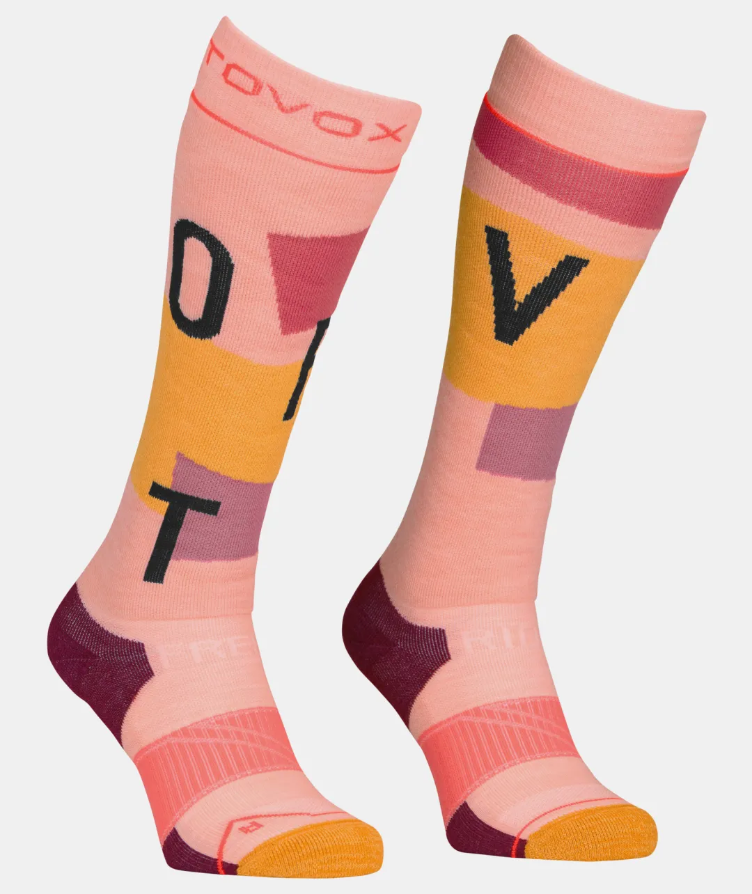 ORTOVOX Socken^FREERIDE LONG SOCKS COZY W bloom
