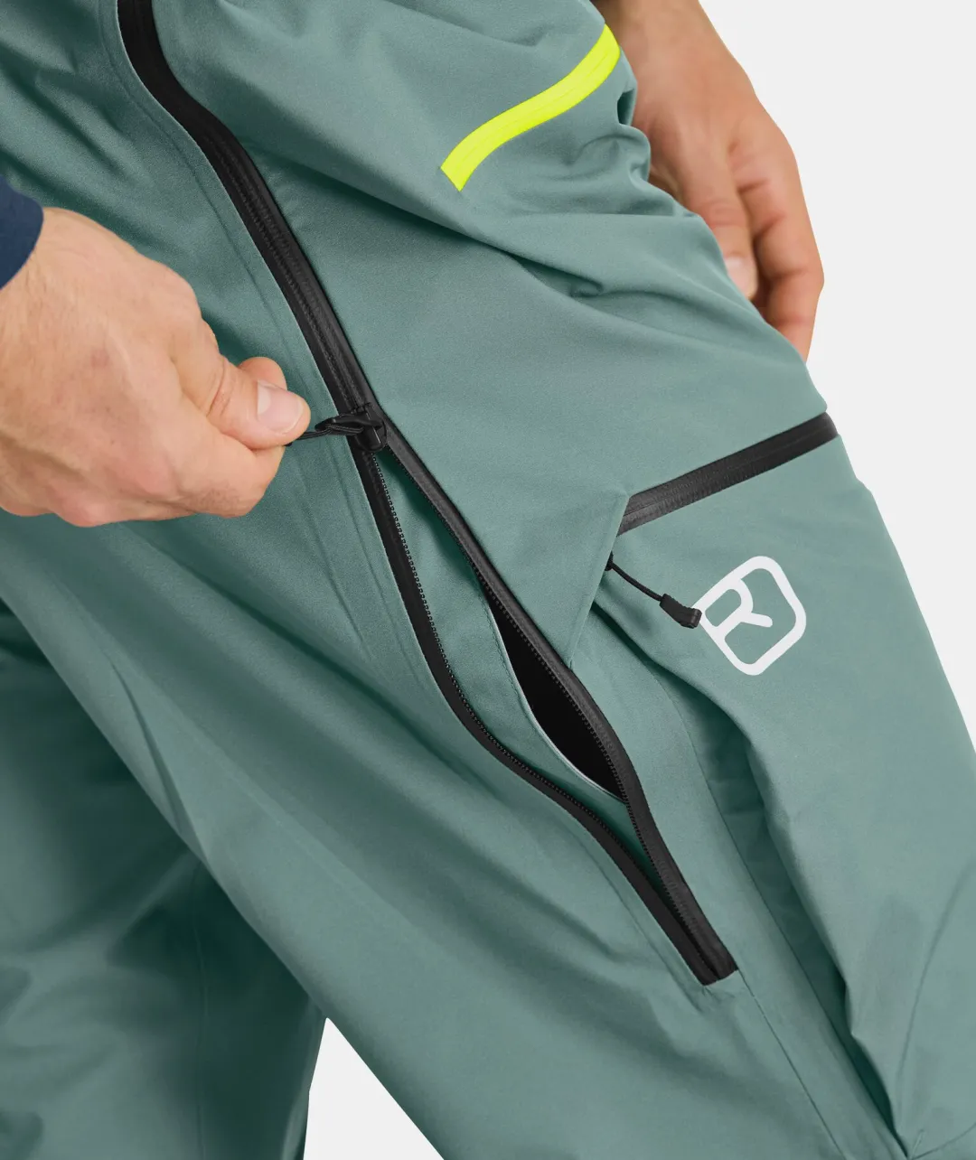 ORTOVOX Hosen & Shorts^3L DEEP SHELL BIB PANTS M greenpine