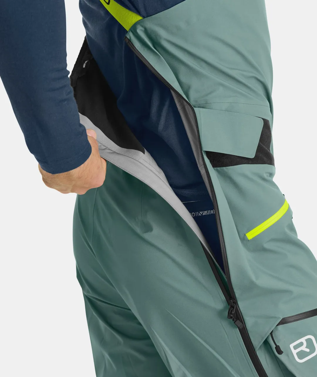 ORTOVOX Hosen & Shorts^3L DEEP SHELL BIB PANTS M greenpine