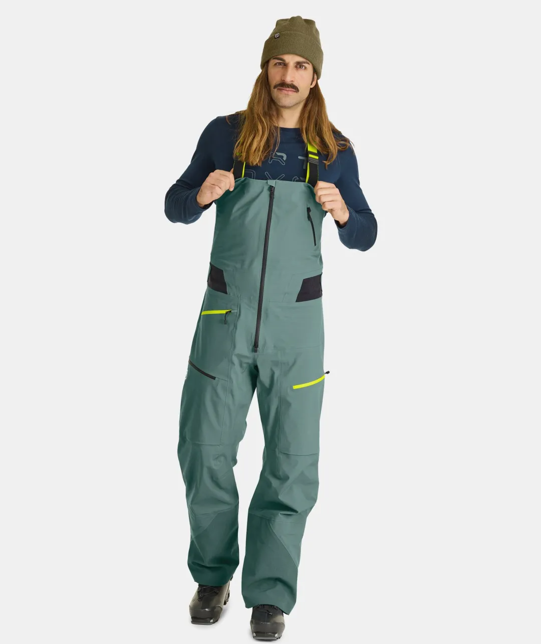 ORTOVOX Hosen & Shorts^3L DEEP SHELL BIB PANTS M arcticgrey