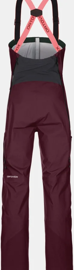 ORTOVOX Hosen & Shorts^3L DEEP SHELL BIB PANTS W darkwine