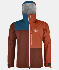 ORTOVOX Jacken & Westen^3L ORTLER JACKET M clayorange