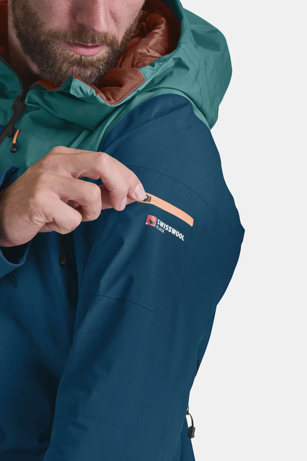 ORTOVOX Jacken & Westen^2L SWISSWOOL SEDRUN JACKET M petrolblue