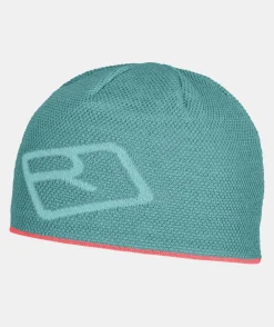 ORTOVOX Headwear & Neckwarmer^MERINO LOGO KNIT BEANIE icewaterfall