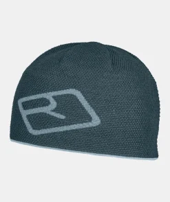 ORTOVOX Headwear & Neckwarmer^MERINO LOGO KNIT BEANIE darkarcticgrey