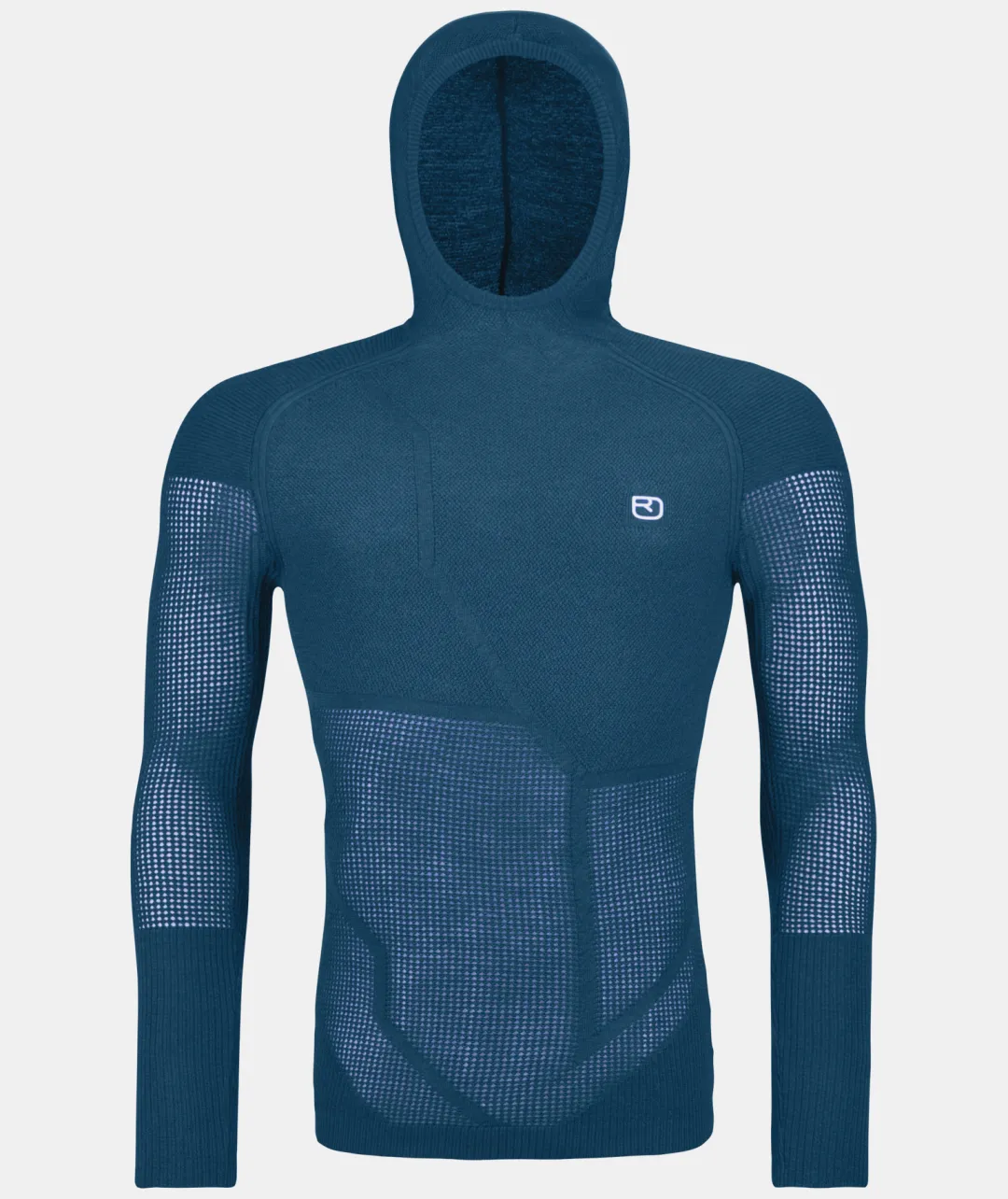 ORTOVOX Baselayer^MERINO THERMOVENT HOODY M petrolblue