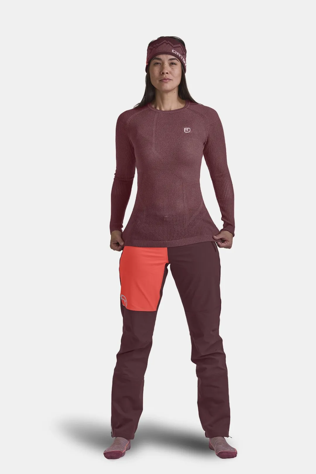 ORTOVOX Baselayer^MERINO THERMOVENT LS W darkgreyblend