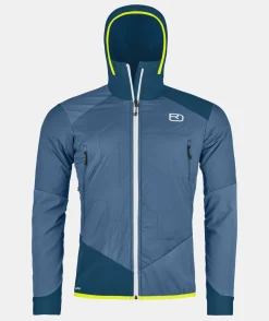 ORTOVOX Jacken & Westen^SWISSWOOL COL BECCHEI HYBRID JACKET M mountainblue